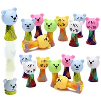 20Pcs/bag Cute Mini Animal Jumping Doll Toys for Kids Birthday Party Favors Classroom Prize Baby Shower Gifts Goodie Bag Fillers