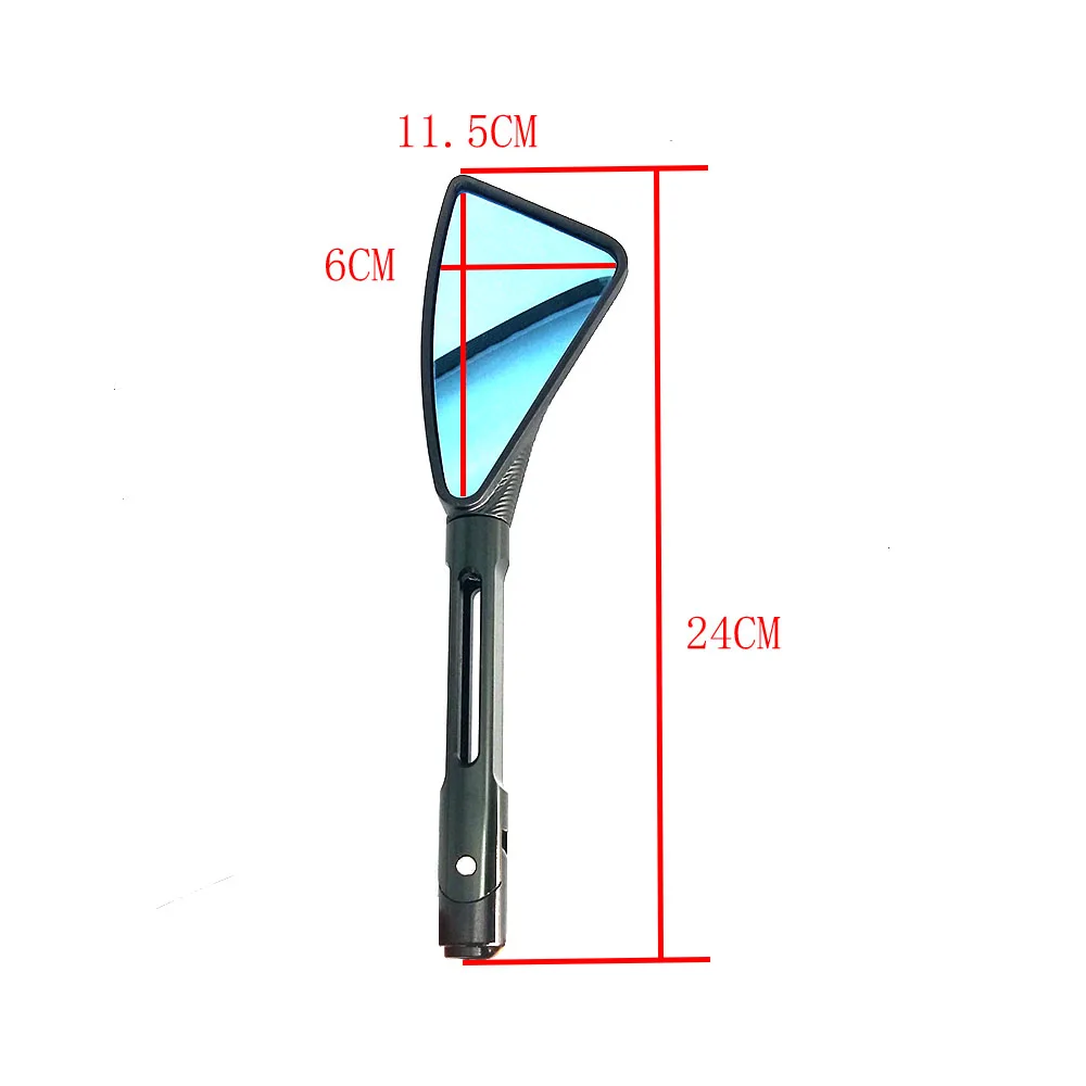 2Pcs/Pair Universial 8mm 10mm New Motorcycle Mirror Scooter E-Bike Rearview Mirrors Electromobile Back Side Convex Mirror