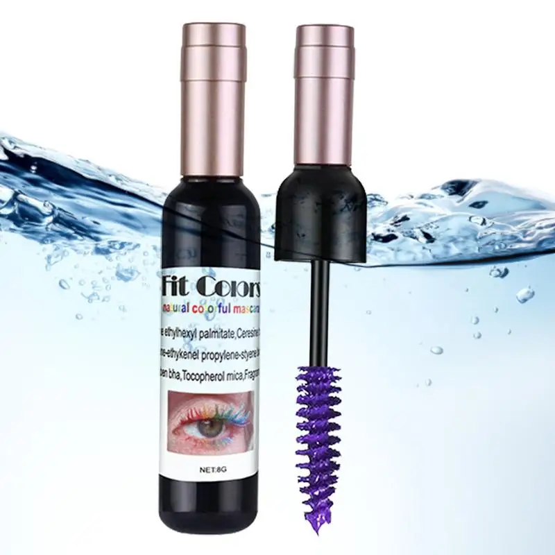 Mascara colorati a prova di sbavature Mascara colorato a lunga durata per ciglia a prova di sbavature affascinante trucco cosmetici regalo per le donne