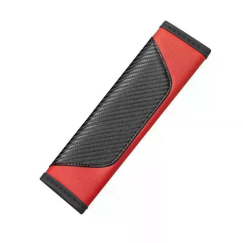 2Pcs PU Leather Safety Seat Belt Shoulder Cover Breathable Protection Padding Pad Interior Access Car Accessories - view 5