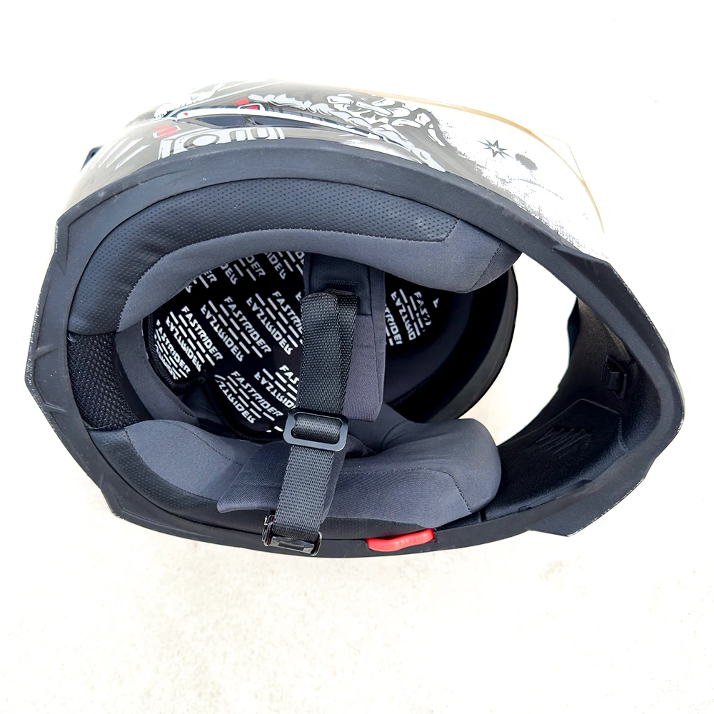 Atmungsaktive Motorrad Helm Einsatz Liner Kappe Kissen Pad Schnell trocknend Schweiß Wicking Helm Isolierung Futter Pad – Detail 9