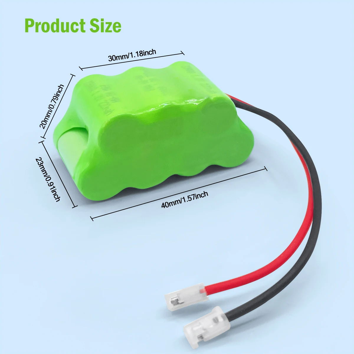 Batería Ni-MH de alta capacidad 8,4 V 220 mAh 1/3AAA7S Compatible con bombas de vacío de agua industriales con certificación CE