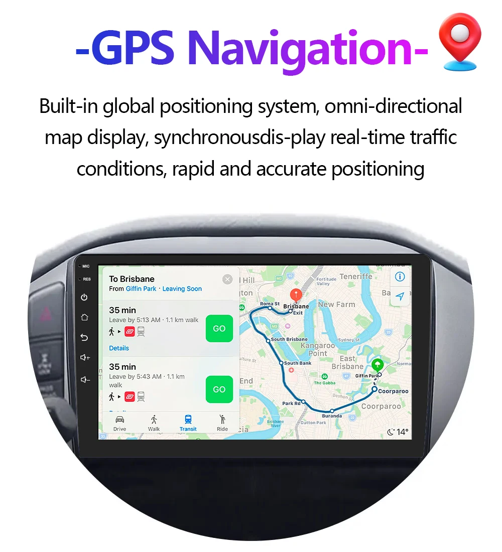 BOSSCAR 4core 2 Din Car Radio Androidauto Carplay Android 11 4G GPS Car Audio 7"/9"/10" WIFI BT IPS Automotive Multimedia Player image 5