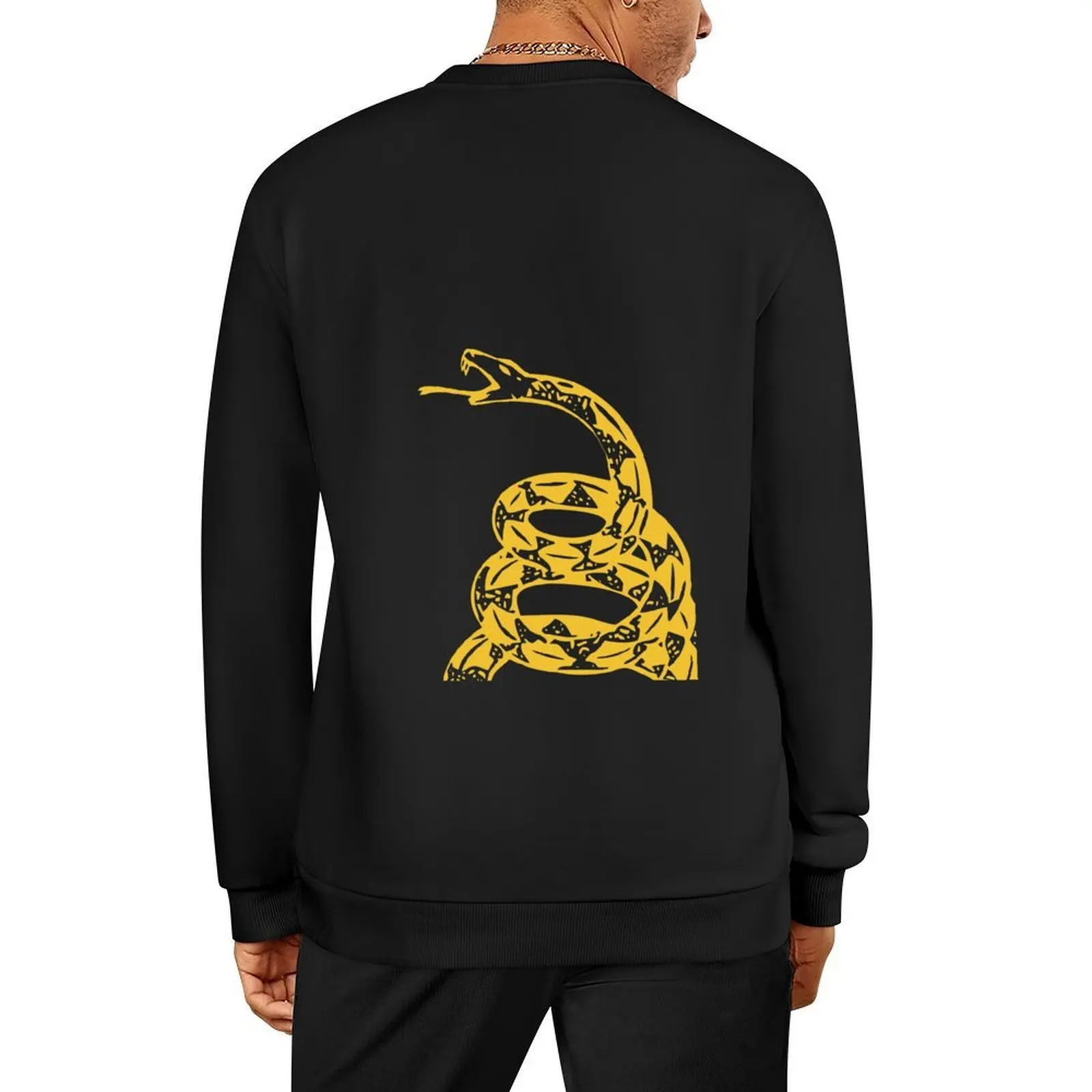 

Gadsdens Flag big libertarian Pullover fashion men men's clothes men's clothing graphic sweatshirts