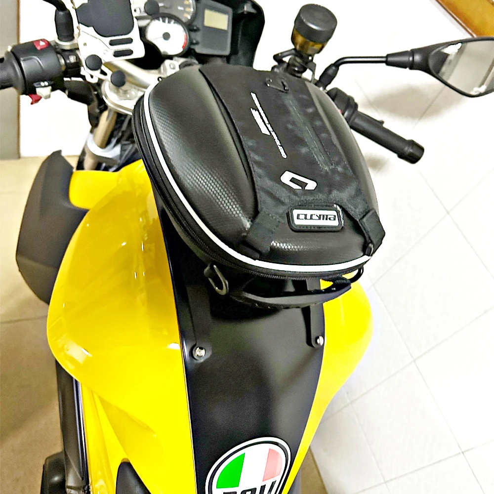 For BMW F800GT 2013-2019 F800ST F800R Motorcycle Tank Bag Tank Bag Quick Release Lock Flange Luggage Waterproof Backpack F800 GT