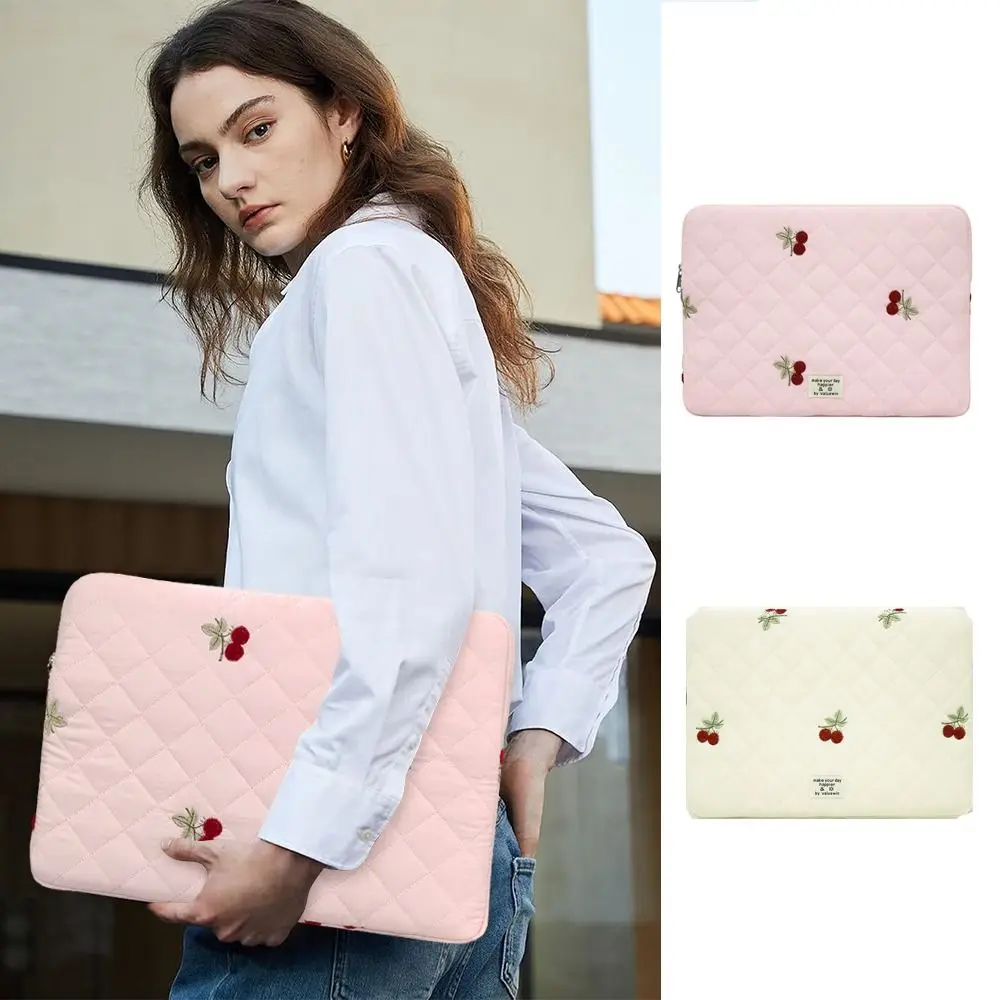 

Милый чехол для ноутбука Cherry, мягкий чехол для ноутбука 11, 13, 14, 15, 16 дюймов, сумка для ноутбука Lenovo Dell