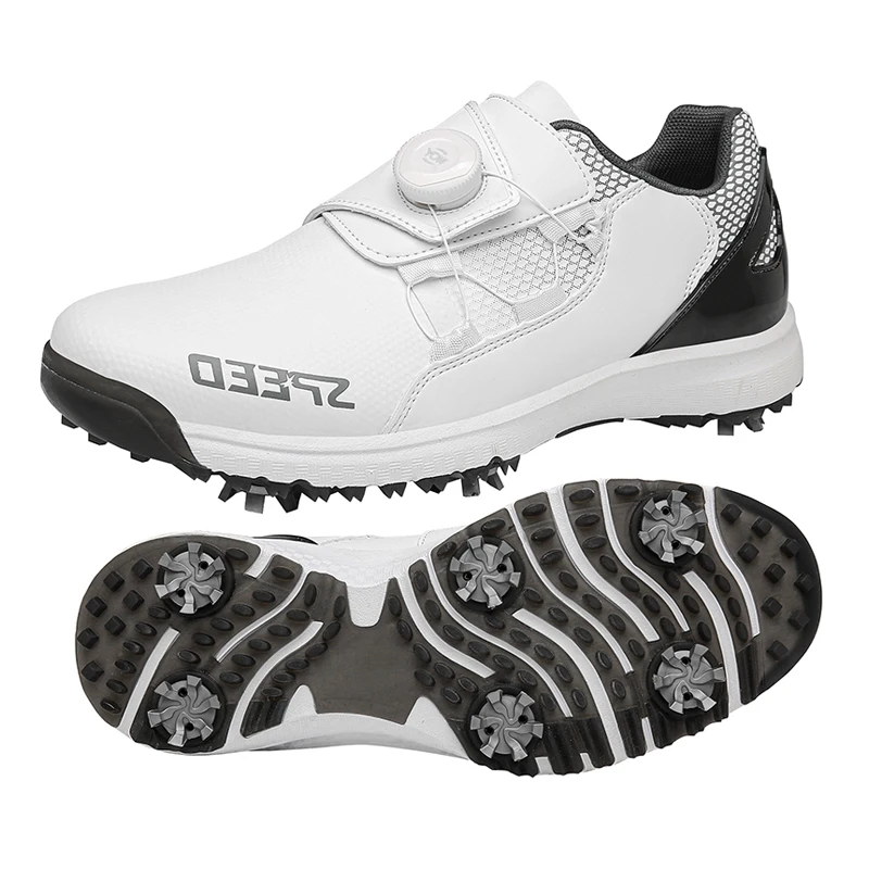 2024 Comfortable Golf Shoes Men Big Size 36-47 Professional Golf Spikeless Sneakers Non-Slip Waterproof Golfer Walking Footwear