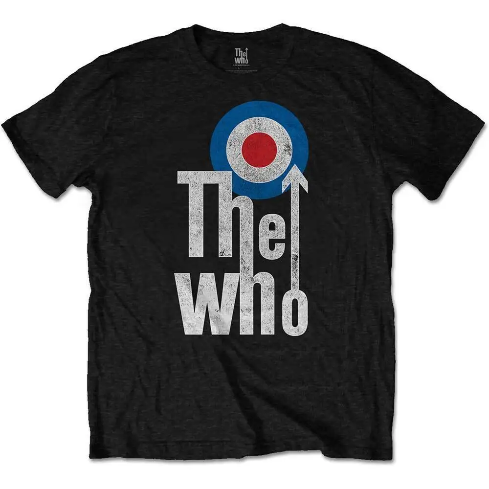 The Who Official Elevated Target Band Black New T-Shirt