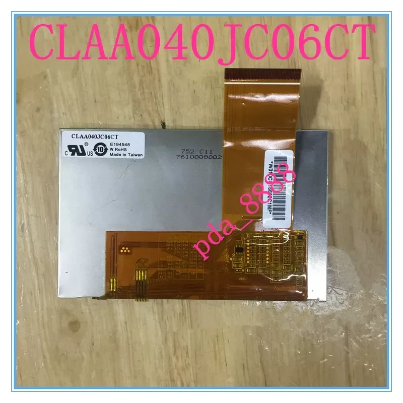 For CLAA040JC06CT 4 inch LCD Screen Display Panel Replacement For GONAV Navigator GPS Device