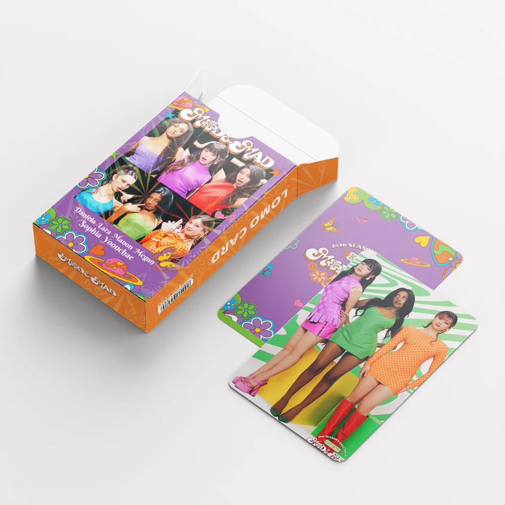 การ์ดโลโม่ 92 ชิ้น/ชุด ไอดอล KATSEYE ซีรีส์ใหม่ 2026 ซีซั่นกรีติ้งส์ สติกเกอร์ ดานิเอลา ยุนเช ลาร่า โซเฟีย แมนอน เมแกน ของขวัญสำหรับแฟนคลับ