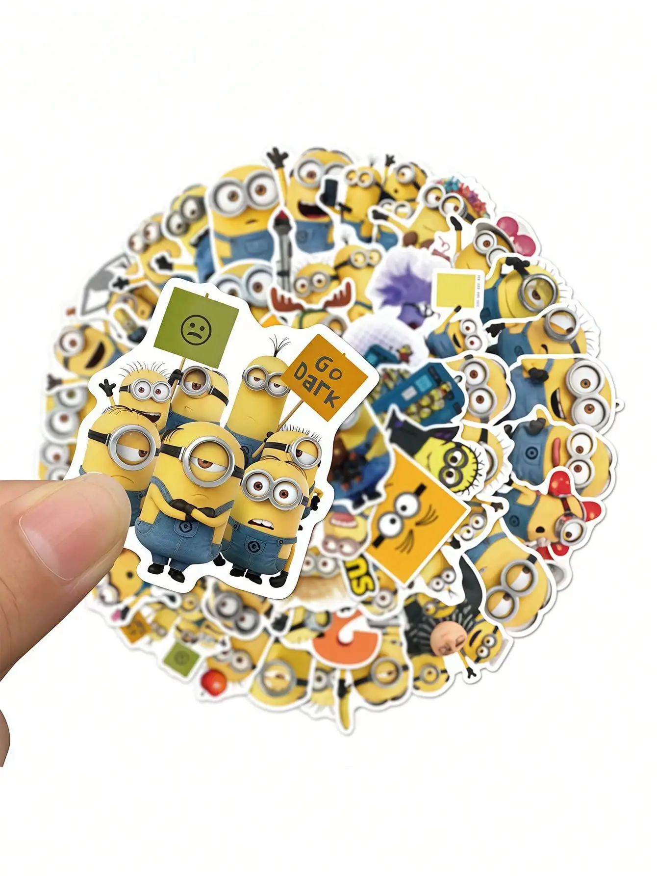 50/100pcs cartoon character stickers, can be used for suitcases, handbags, notebooks, water bottles, etc. waterproof toy graffit
