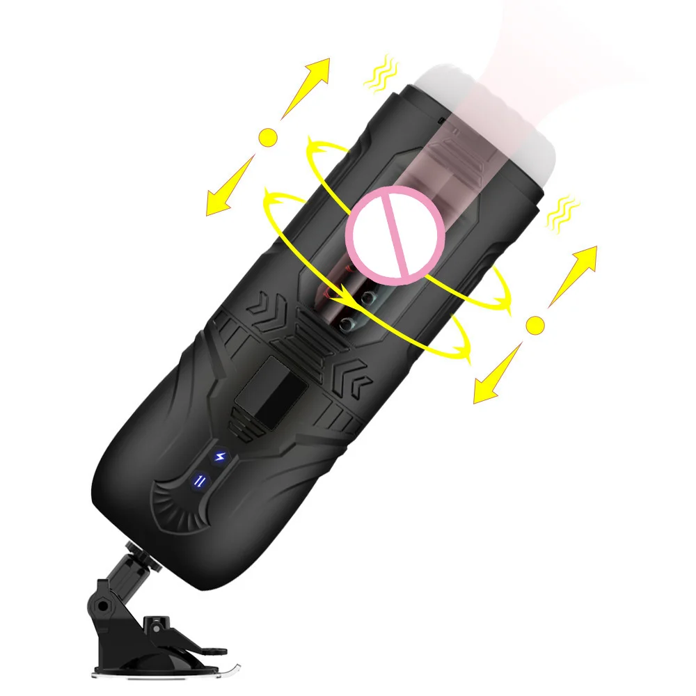 Masturbation Cup Automatic Sex Toys Masturbation Sucking Thrusting Vibrator Men's Masturbator Pussy For Penis Adult Product