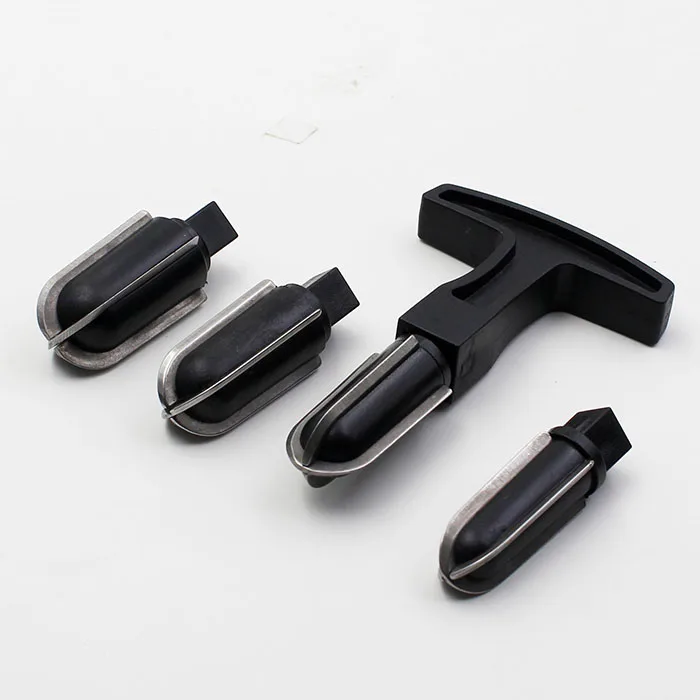 Professional 4 Heads Tobacco Tube Reamer Kit with Gift Box Smoking Pipe Cleaner Handle Scraper Carbon Remover Accessories Tool view 3