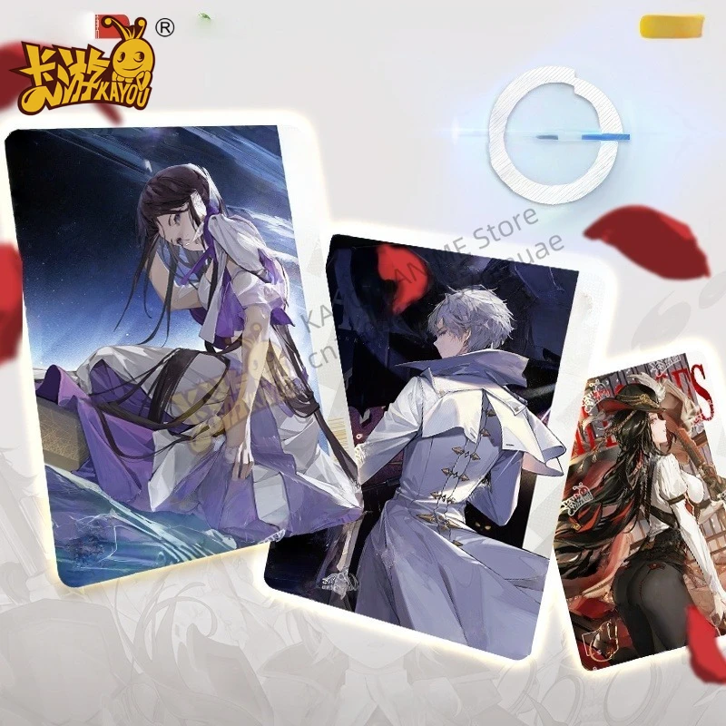 KAYOU حقيقية الرماد صدى نفس لحن أنيمي جولة الرنين حزمة الحلقة 1 جمع بطاقة الصندوق الأصلي أنيمي الطرفية بطاقة هدية #3