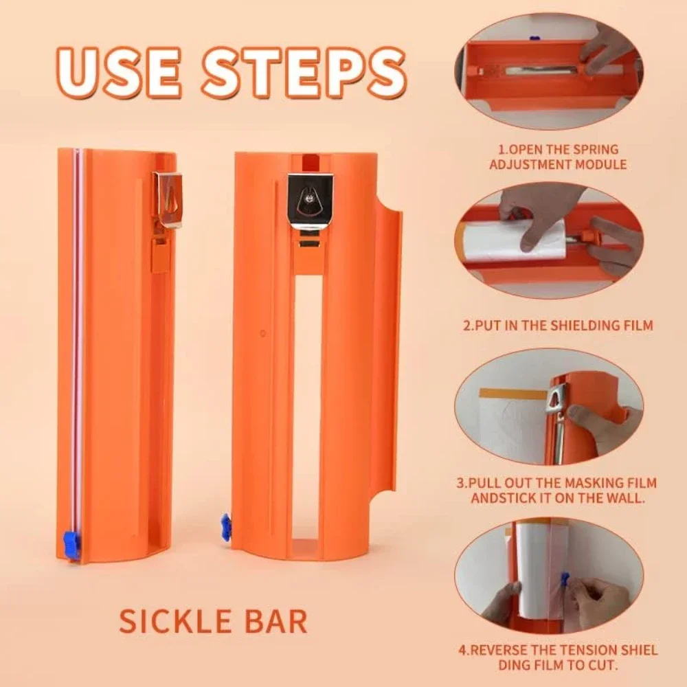 Alat penutup Film masker, alat pemotong untuk memotong Atomobile semprot cat Film pelindung furnitur Film tahan debu