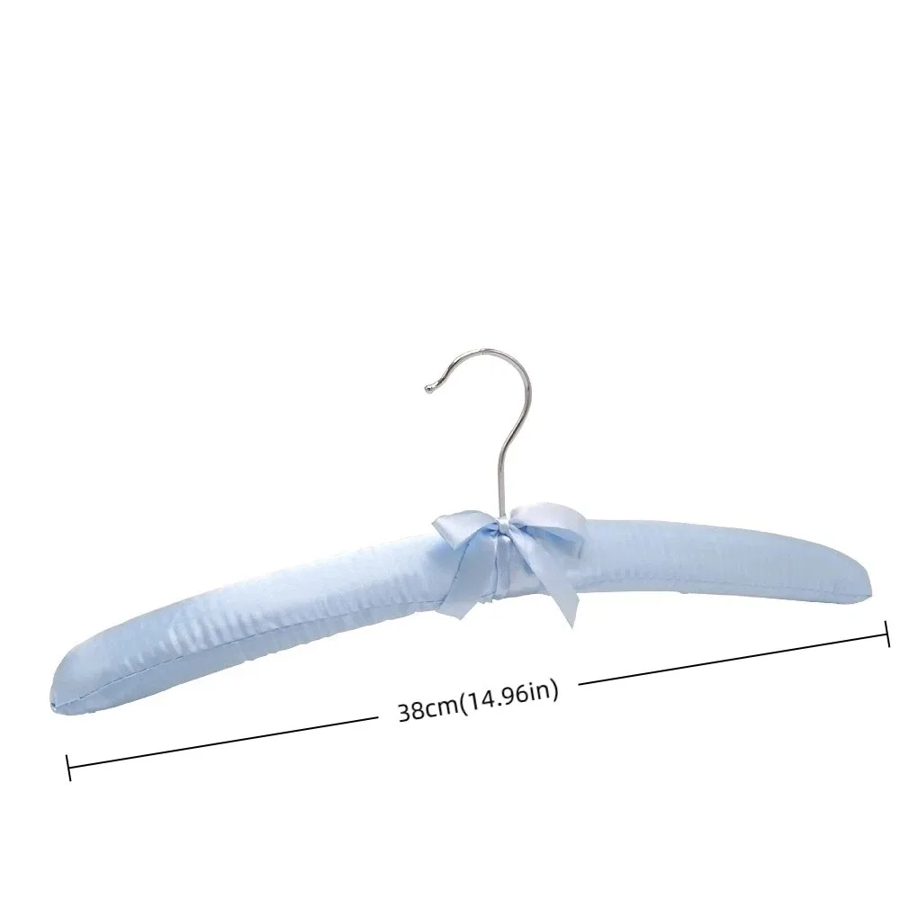 5PCS Shop Clothes Jacket Rack Silk Wrapped Sponge Hangers Clothes Hanger Display Hanger view 6