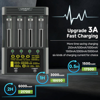LiitoKala Lii-600 Universal Battery Charger for Li-ion/NiMH/1.2V Batteries Compatible with 18650 26650 21700 26700 18350 AA AAA