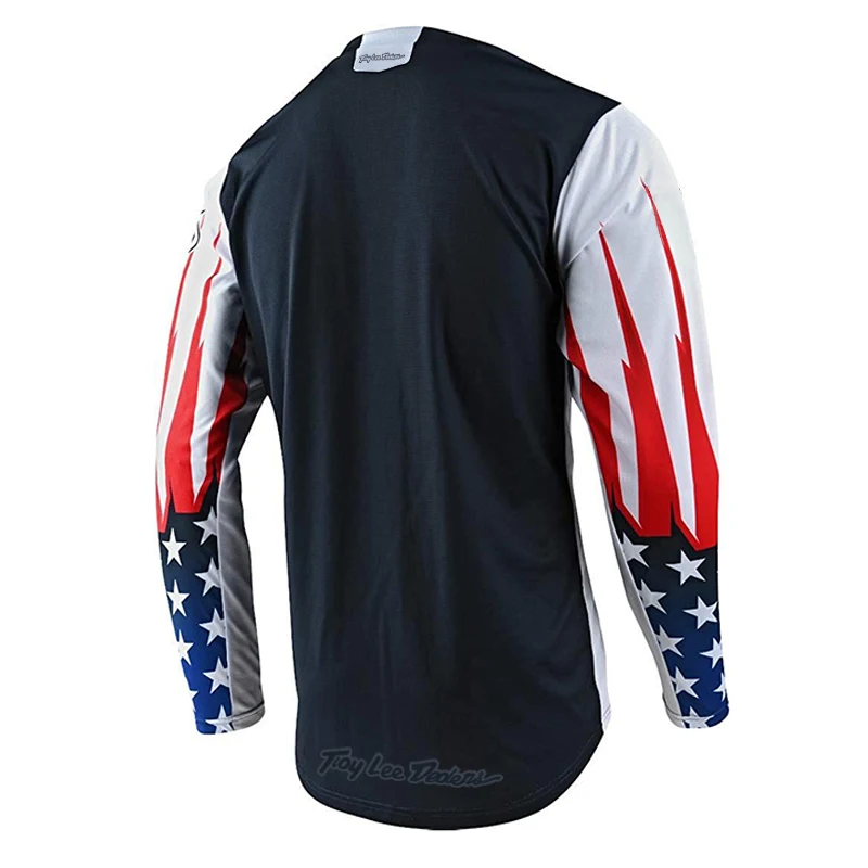 Free shipping MTB stars motorcycle mountain bike team downhill jersey off-road DH MX bike shirt off-road mountain bike suit