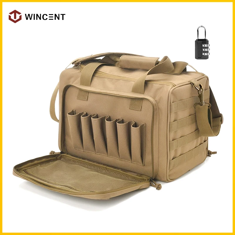 

Tac Range Bag 600D Molle System Waterproof G-un Shooting Storage Pack Hunting Accessories Tools Sling Bag Maga Case