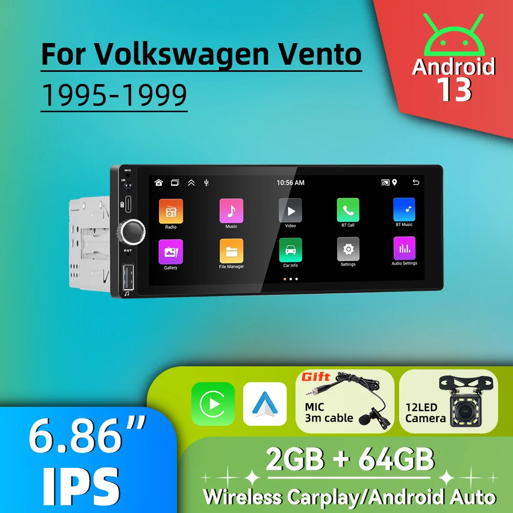 6.86" Screen Stereo…