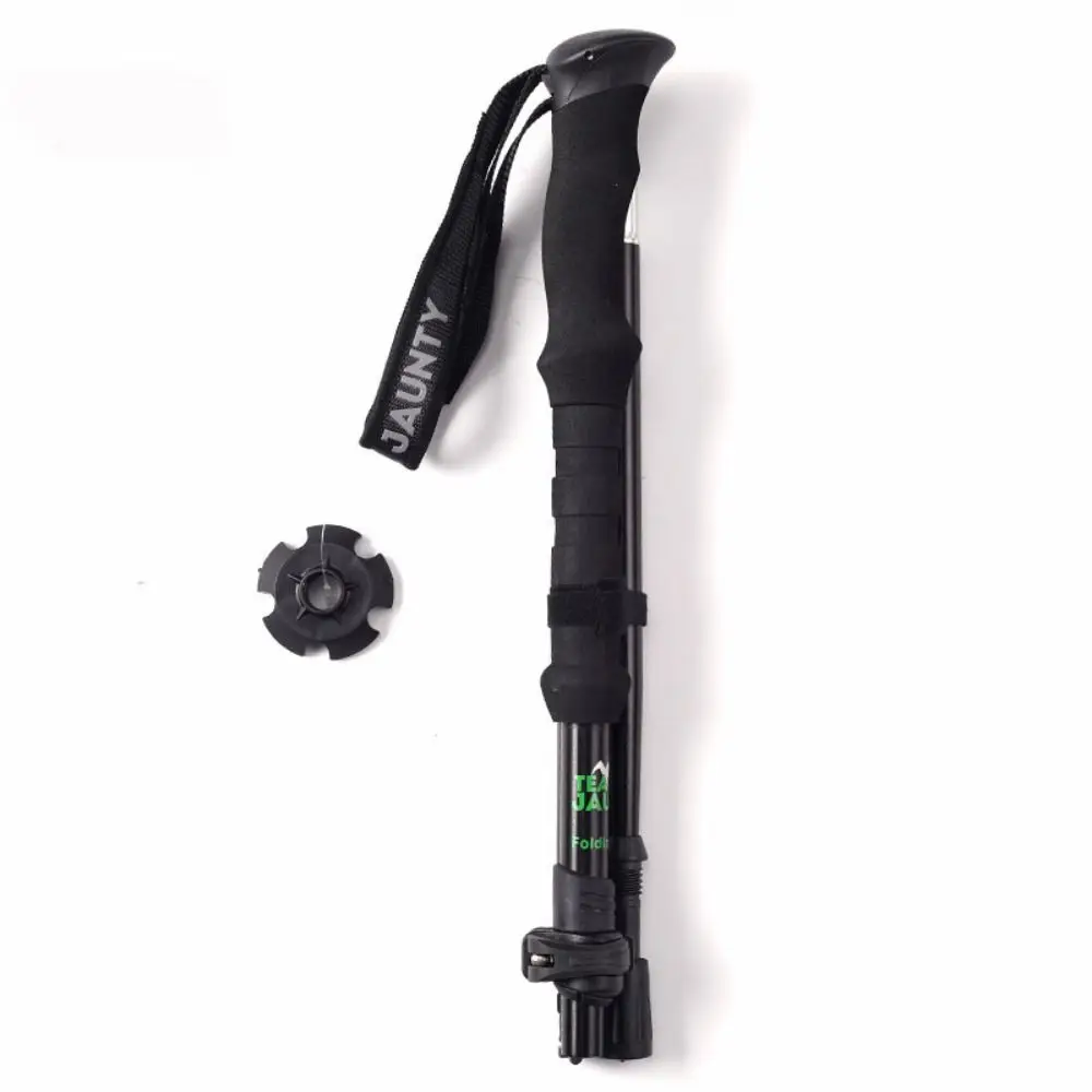 Aluminum Outdoor Trekking Poles EVA Quick Adjustable Locks Cross Country Cane Ultralight Telescopic Wading Staff Men