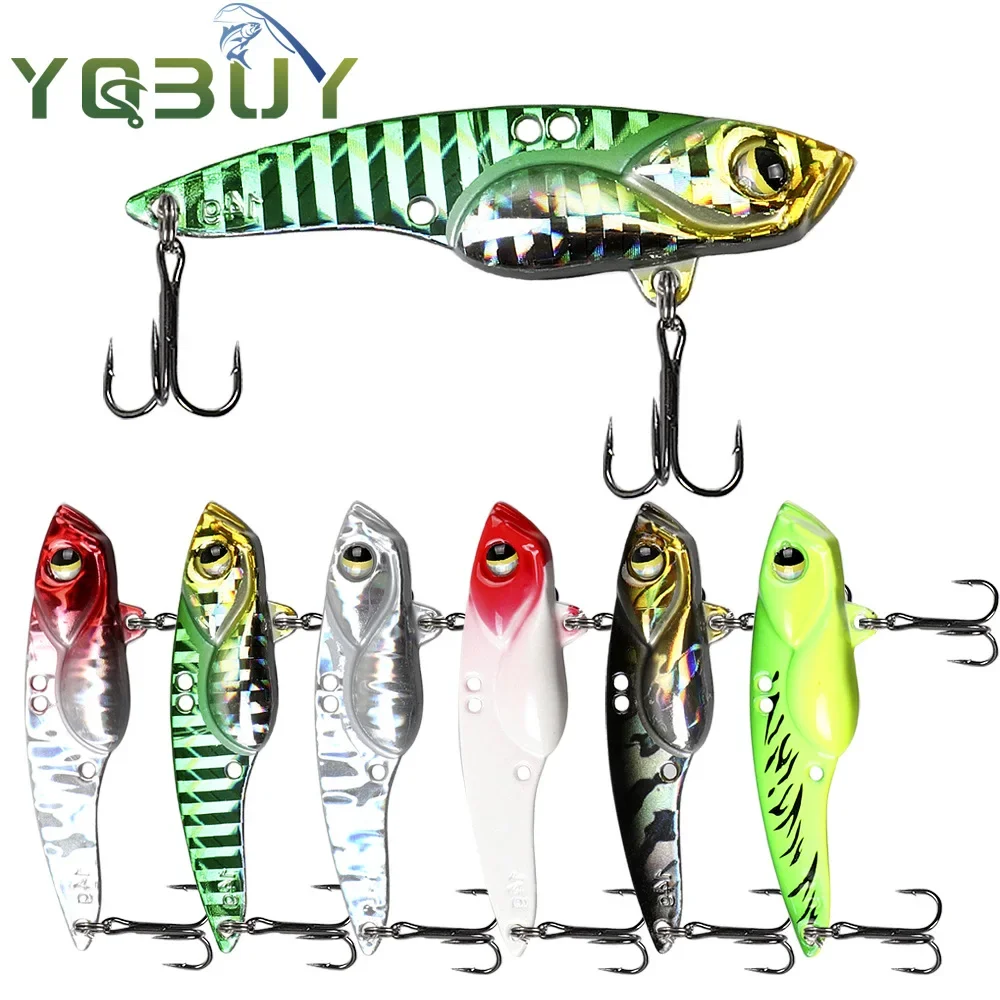 

5g/7g/10g/14g Fishing Jig Spoon Lure VIB Metal Blade Baits Fishing Spoon Crankbait for Trout Bass Salmon Lure