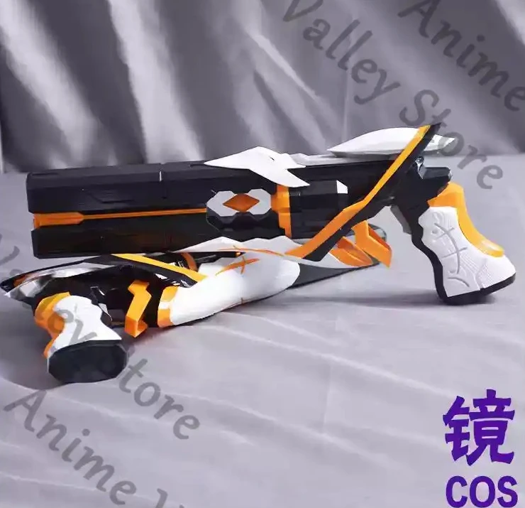 

Аниме Honkai Impact 3, Siegfried Kaslana, суждение Shamash, пистолеты для косплея, реквизит, мультяшный пистолет для стрельбы, железный рождественский реквизит