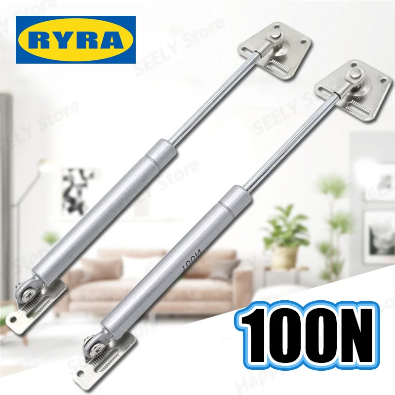 Door Lift Holder Hydraulic Gas Spring Stay Sprayer Easily Carrying Pneumatic Lightweight Tools For Kitchen Cabinet 100N 1PCS