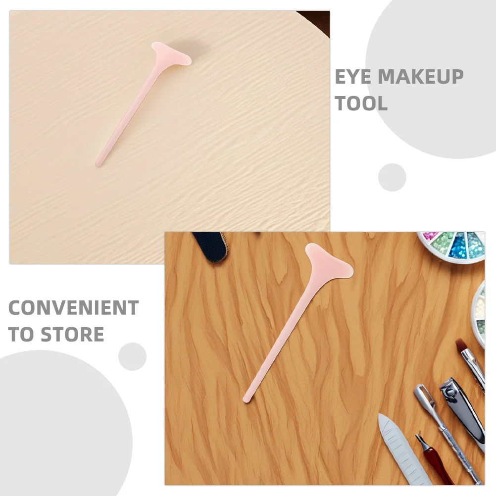 2 個のアイメイクツール多機能アイライナーガイドステンシルフード付き目用マスカラシールドアプリケーターガード均一なシャドウ