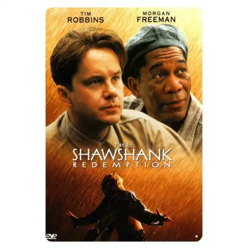The Shawshank Redemption Movie Metal Poster Tin Sign - 20x30