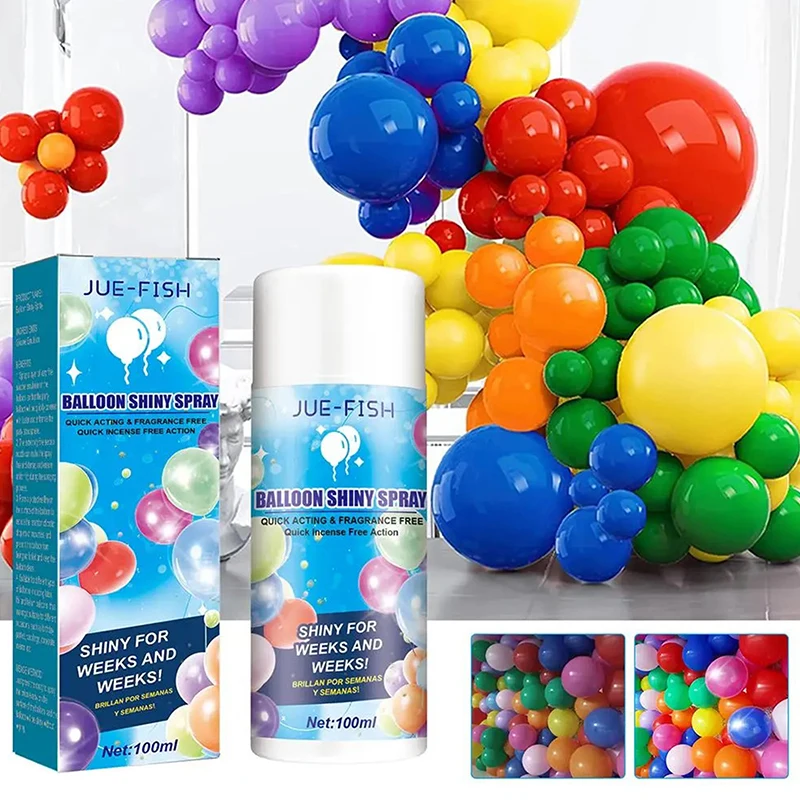 100ml Balloon Shiny Spray Anti Fading Restore Atmosphere Brightener Balloon Enhance Ballon Decoration Spray Gloss