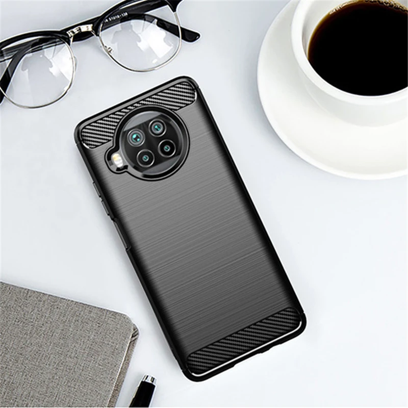 For Xiaomi Mi 10T Lite 5G Case Silicone Carbon Fiber Cover For Xiaomi 11T Pro 12 10T 10 11 Lite Case For Xiaomi Mi 10T Lite Case