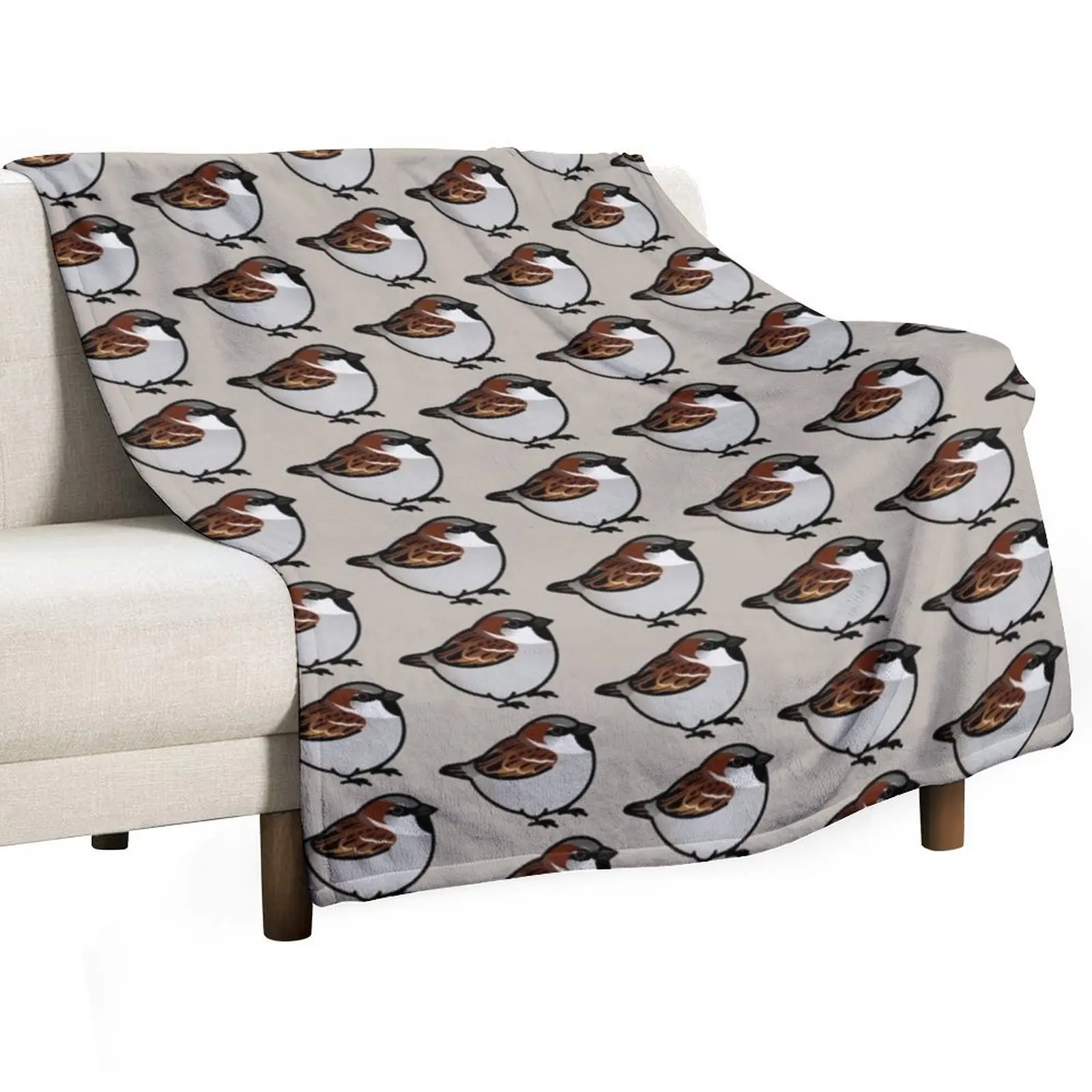 

Chubby House Sparrow Throw Blanket Polar Bed Fashionable Sofa Luxury Thicken Blankets
