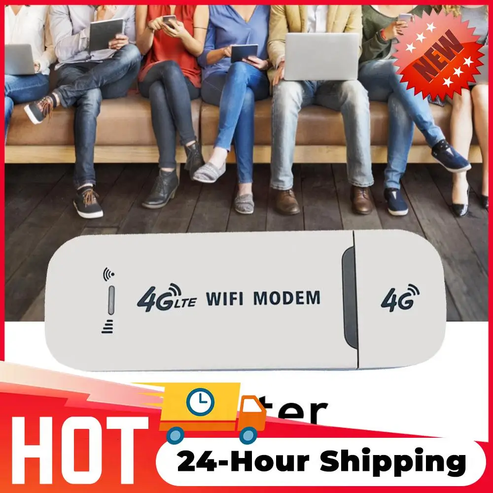 

150Mbps Modem Stick 4G LTE Wireless USB Dongle 4G Sim Card Wireless Router Home Office Wireless WiFi Adapter Plug and Play