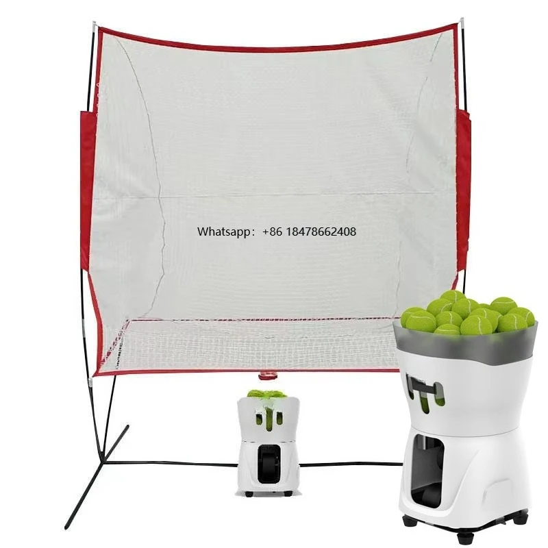 

New Arrival Tennis Machine Set Tennis Toss Machine with Auto Return Net Portable Special for Training Practice Stroke