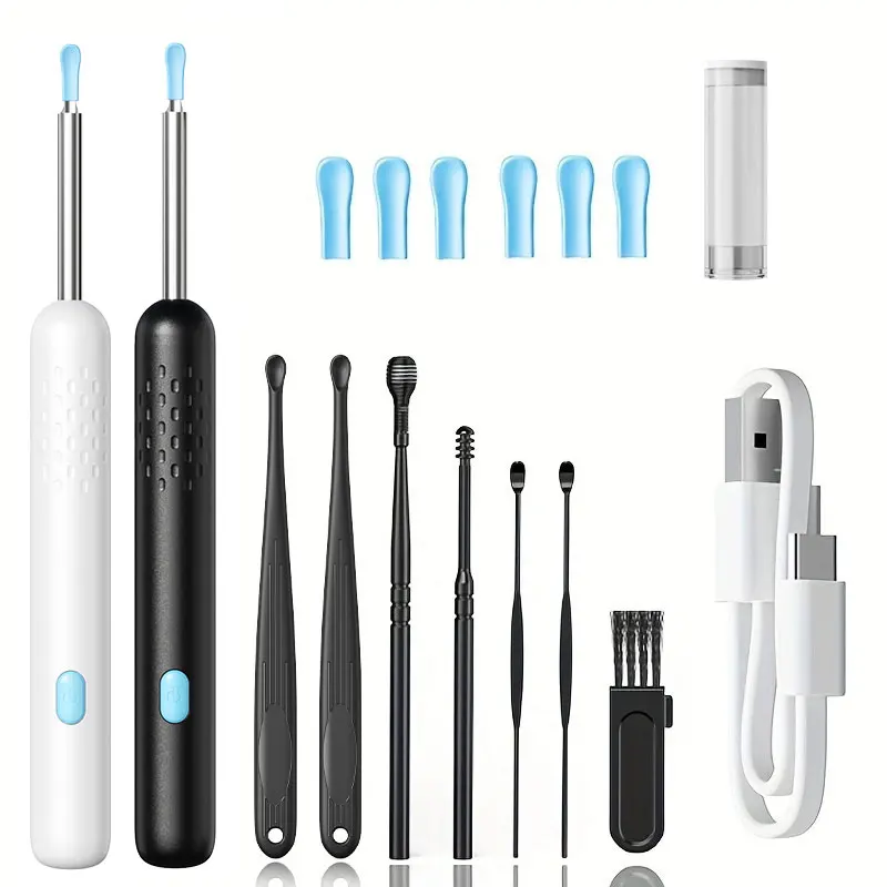 Ear Wax Removal Tool Camera 8M HD Camera and 6 LED Lights Ear Cleaner with Camera Endoscope Ear Cleaning kit for Adult and Child