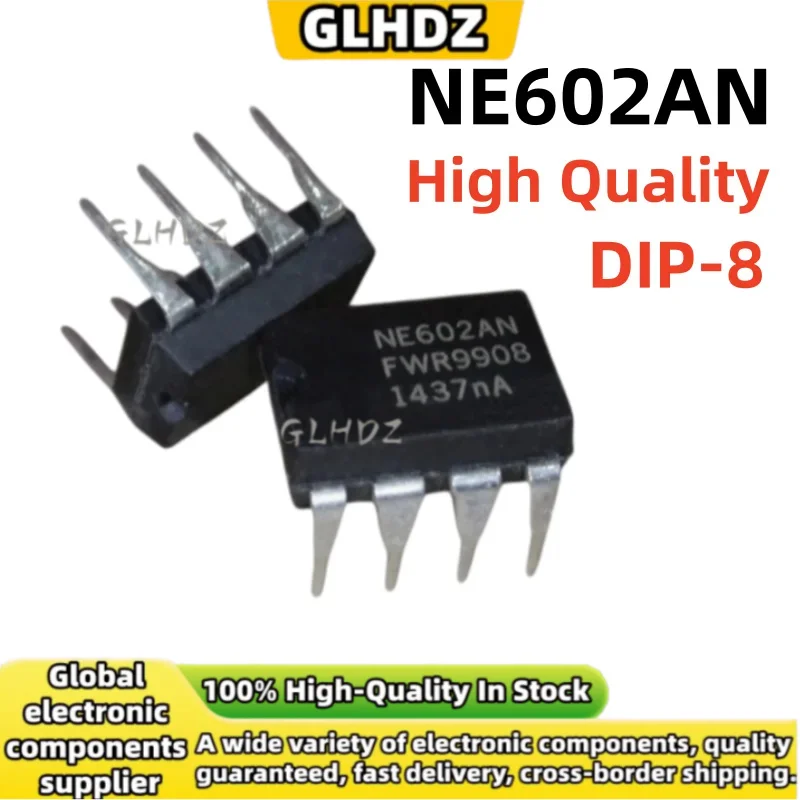 10-50PCS High Quality And New NE602AN DIP-8 Balanced mixer chip In Stock
