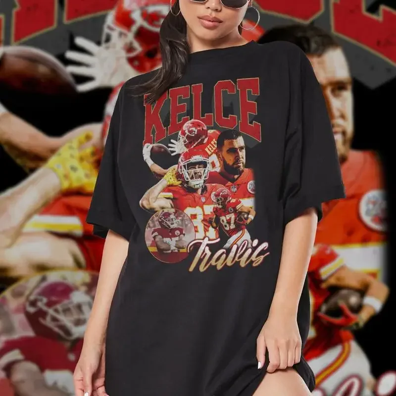 Travis Kelce T Shirt Vintage 90s Retro Classic Bootleg Best Seller Uni