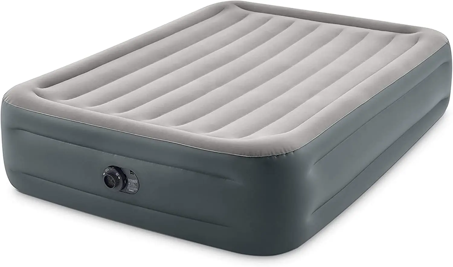 Dura-Beam Plus Essential Rest Air Mattress - Fiber-Tech – Queen Size – Built-in Electric Pump – 18in Bed Height