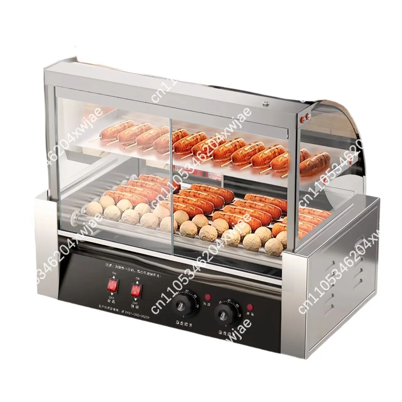 

Automatic Sausage Roaster Machine Intelligent Constant Temperature for Home Use Commercial Stall Food Truck Snack