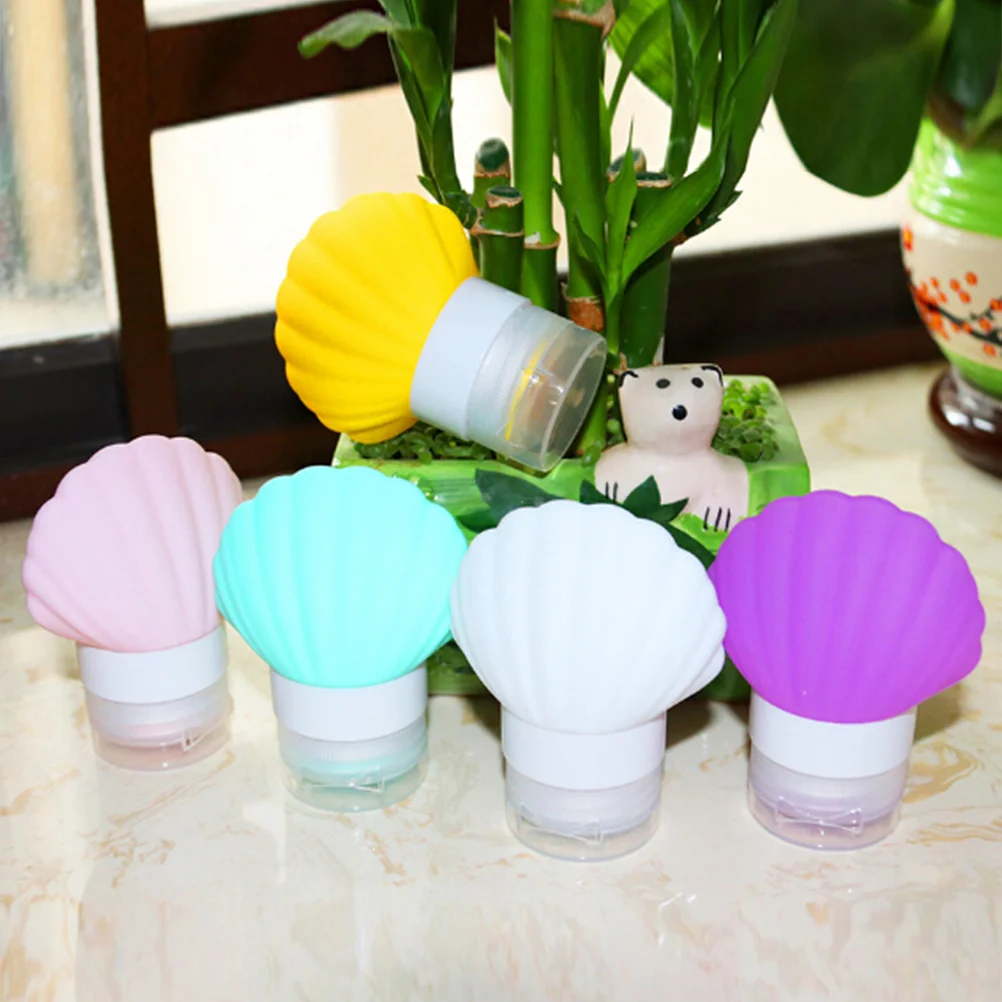 5 Pcs Refillable Bottles for Lotion Packaging Travel Containers Collection