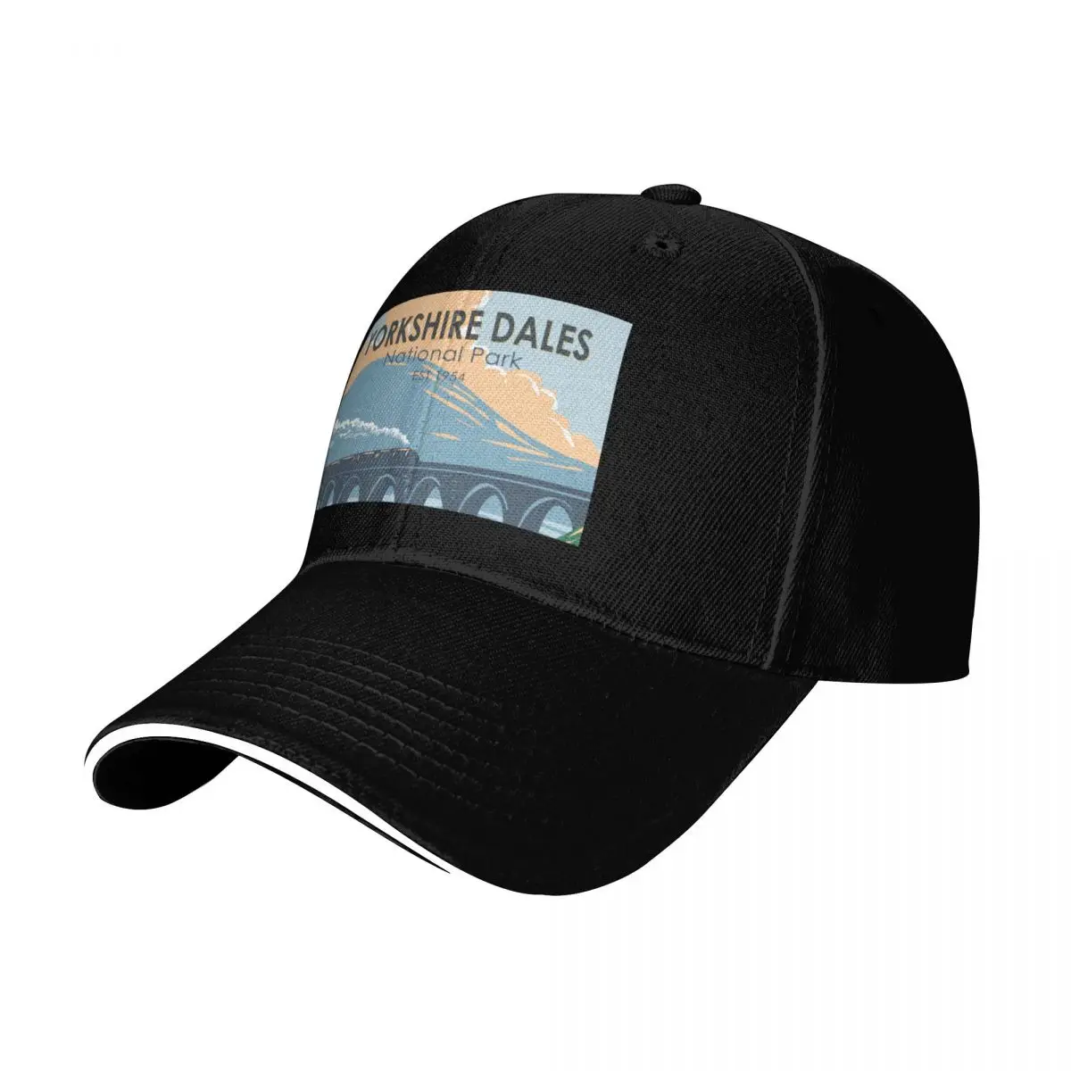 Yorkshire Dales National Park England Vintage Baseball Cap Contrast Two Tone Brim Snapback Flat Bill Strapback Dad Hat