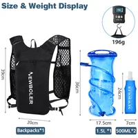 NEWBOLER Breathable Hydration Vest Trail Running Backpacks Lightweight Cycling Run Jogging Marathon Backpack Riding Climbing Bag 2