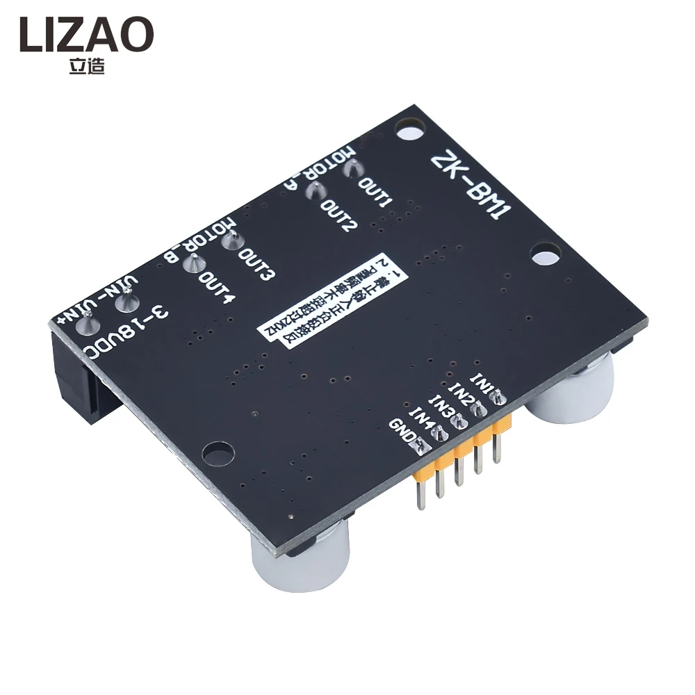 10A Dual DC Motor Driver Module Forward Reverse PWM Speed Control Dimming 3-18V Low Voltage High Current Board