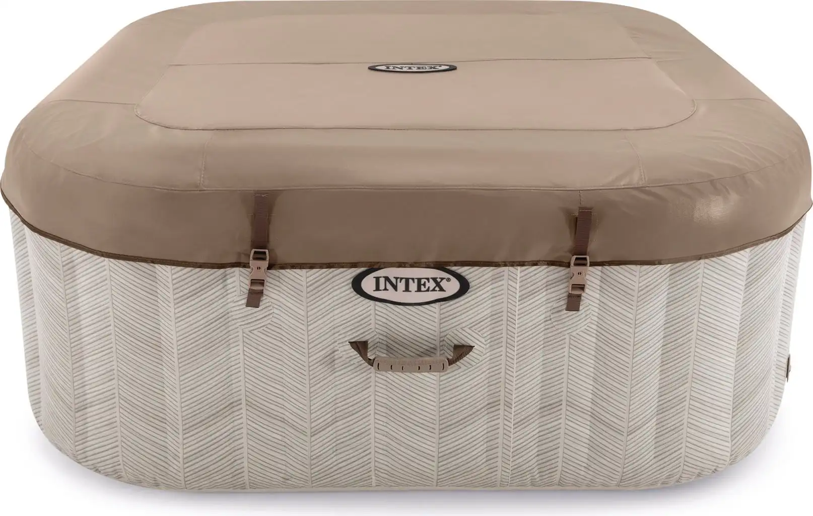 STLF INTEX 28472NP PureSpa شيفرون ديلوكس نفخ مستطيلة في الهواء الطلق حوض استحمام ساخن تدليك سبا أحواض 1.96mX71cm #3