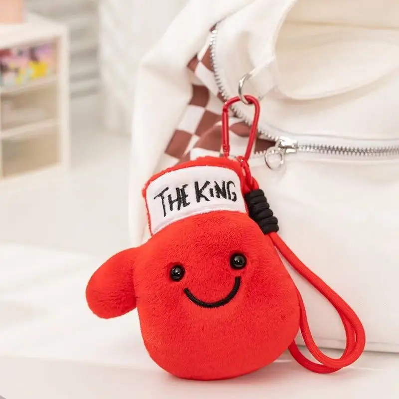 12CM Latest Sandbag Boxing Gloves Stuffed Plush Toys Figurines cartoon Anime Cute Children's Birthday Gifts Fun Dolls