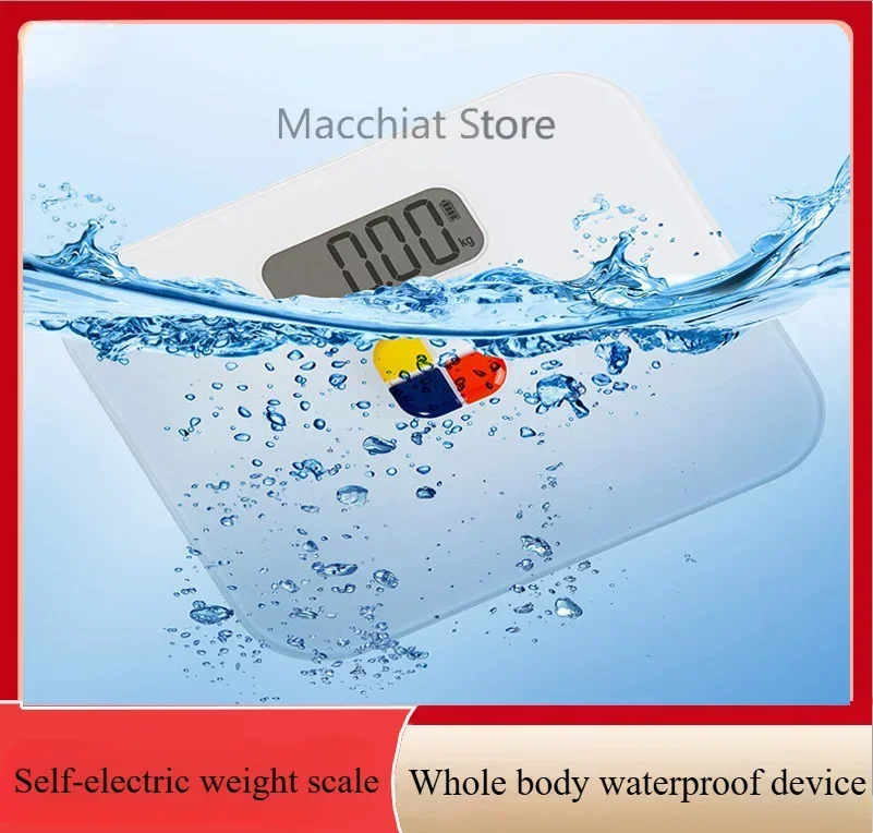 Waterproof Bathroom Anthropometry Hotel Supplies Movement Focus on Health Self-electric  Scales