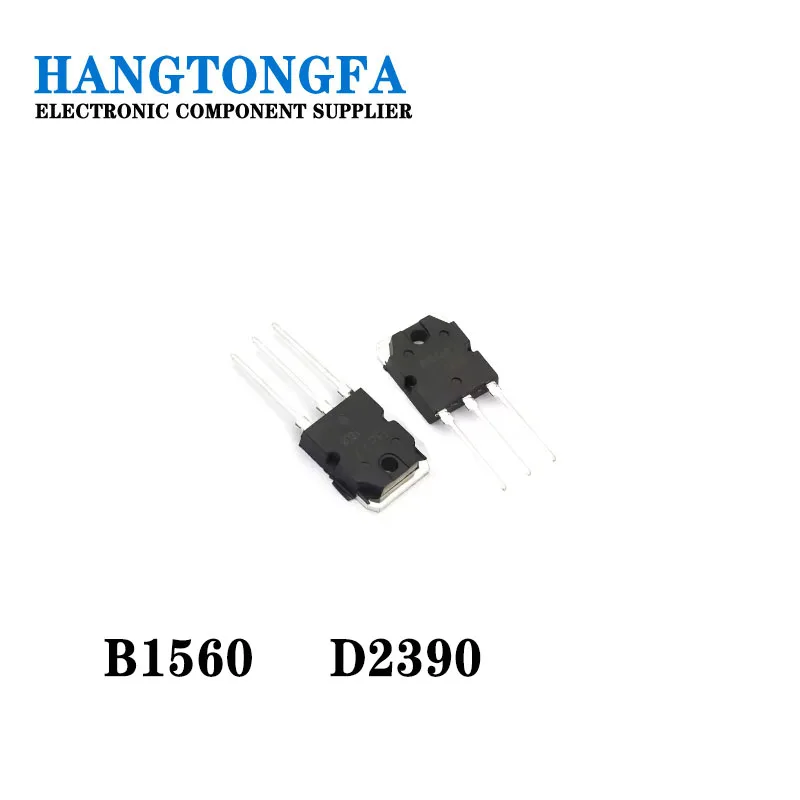 3PCS IC B1560 D2390 NUEVO Transistor de Efecto de Campo TO-3P B1560 D2390 EN STOCK