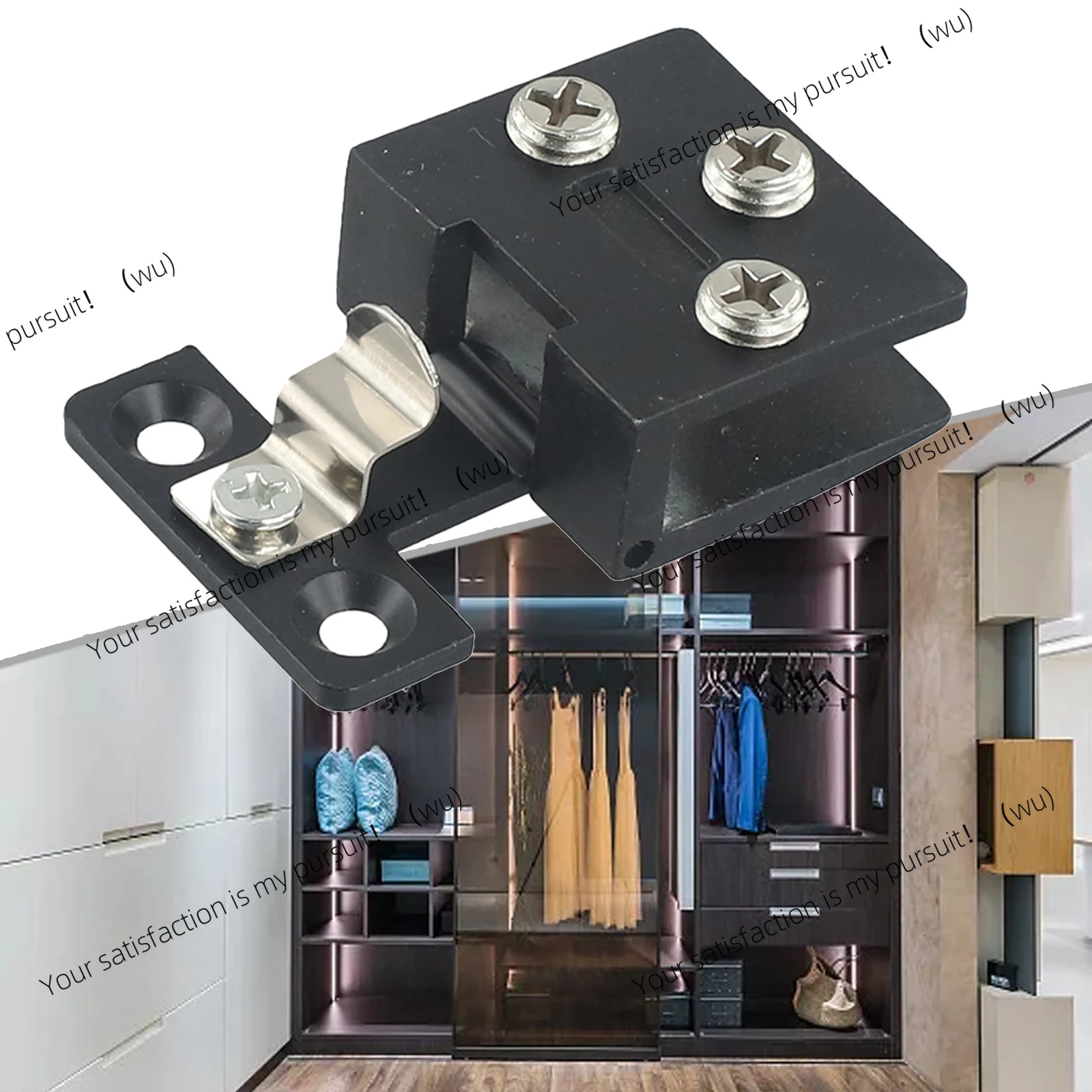 Glass Door Hinge Cupboard Display Cabinet Gate Clamp Punch-free Wine Cabinet Glass Hinge Furniture Hardware Accessories