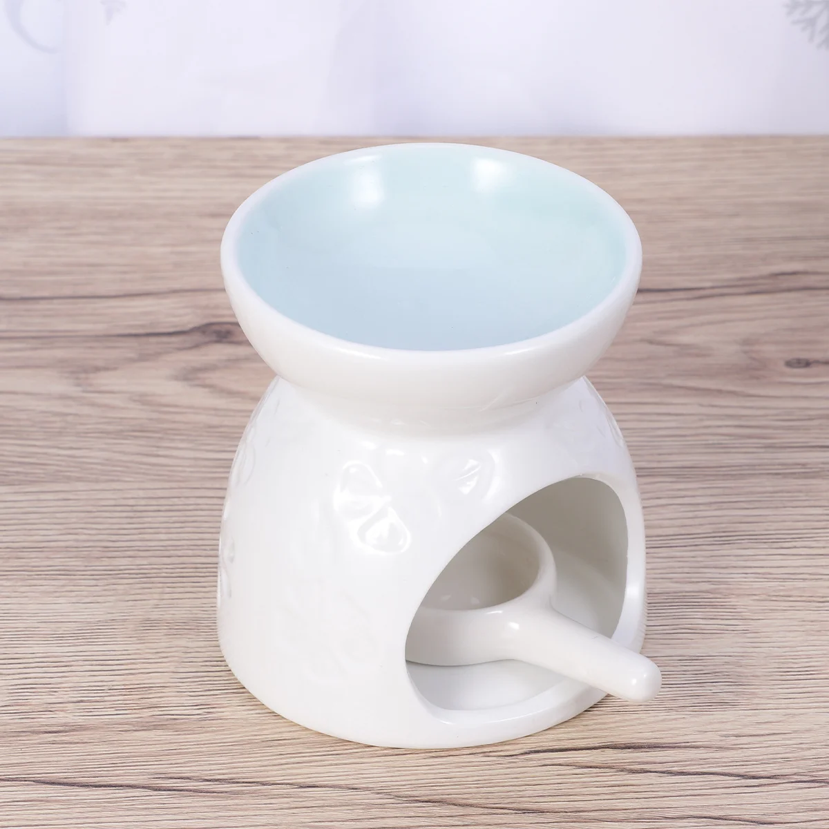 

Classic White Ceramic Aroma Burner Essential Oil Lamps Aromatherapy Holder for Relaxation Meditation Yoga Home Decor Gift